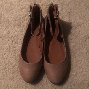 Lucky Brand Ballet Flats w/ Ankle Straps